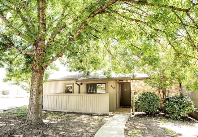 view of ranch-style home