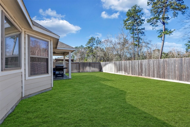 view of yard