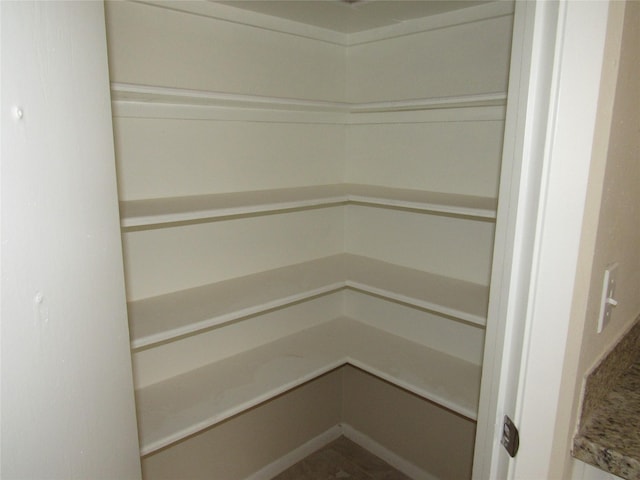 view of pantry