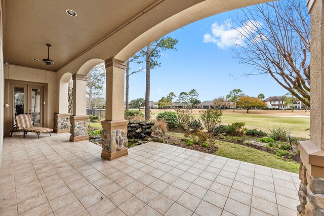 view of patio