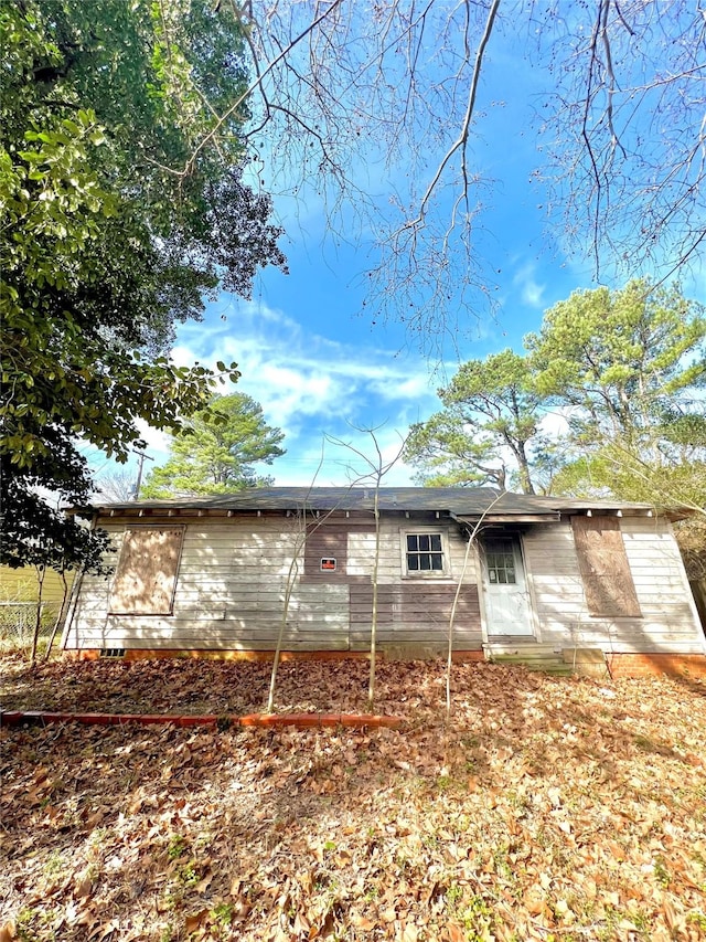 view of front of home