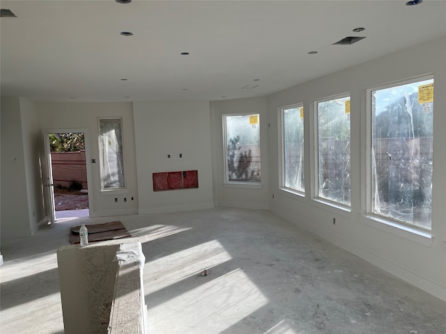 interior space with a wealth of natural light