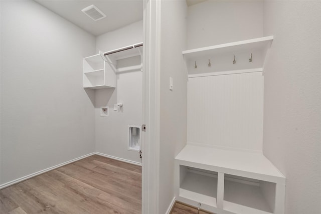 interior space featuring hardwood / wood-style floors