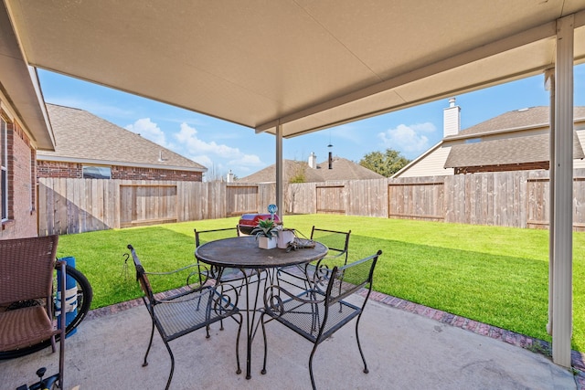 view of patio