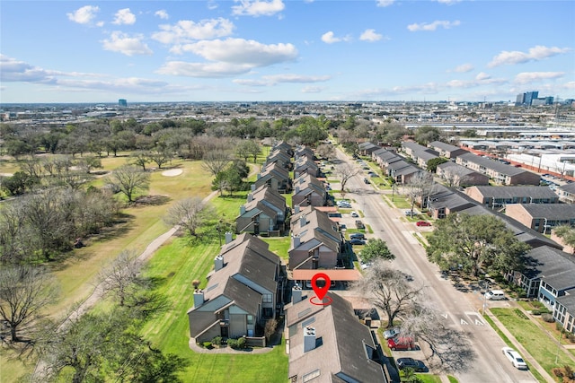 birds eye view of property featuring a residential view