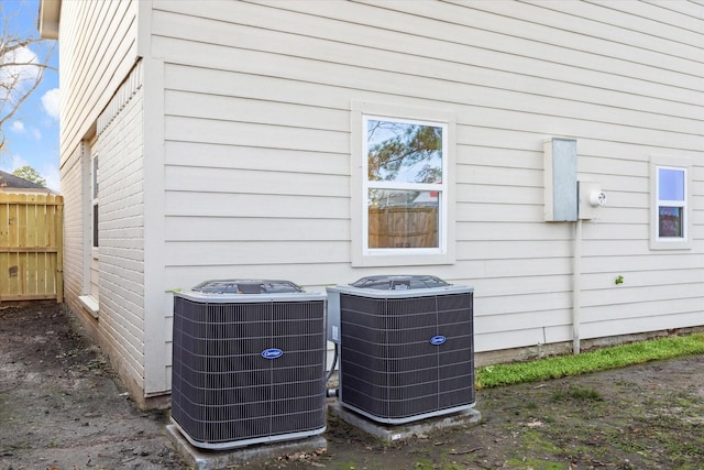 exterior details with cooling unit