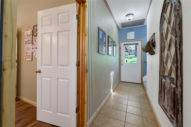 interior space featuring tile patterned floors