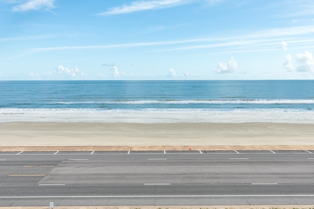 water view with a beach view