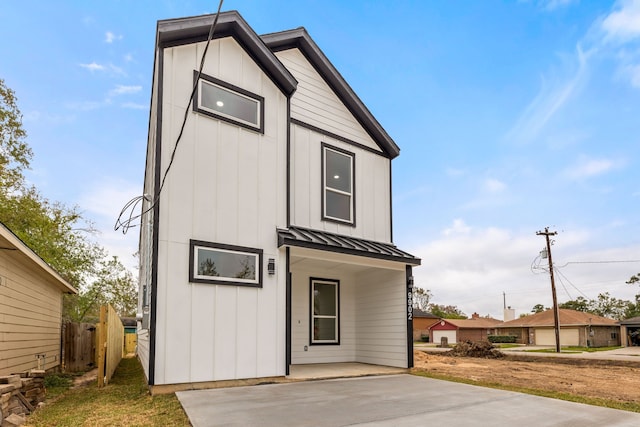 view of rear view of property