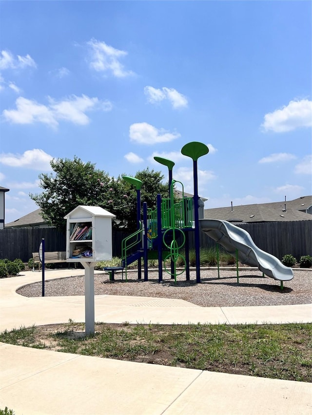 view of jungle gym