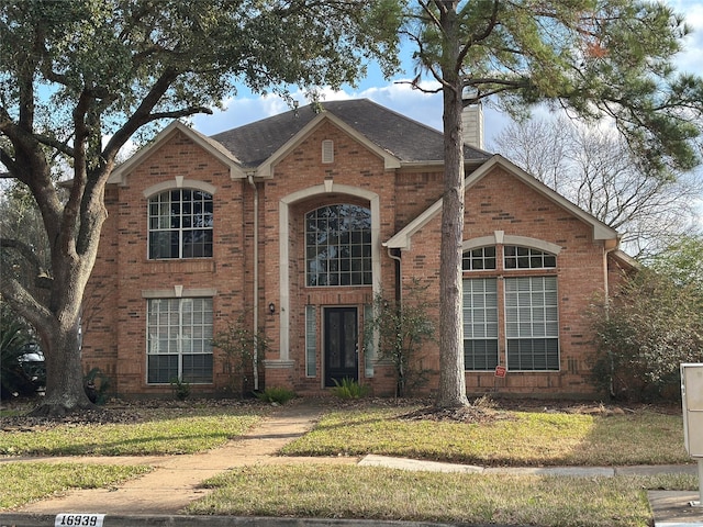 view of front property with a front yard