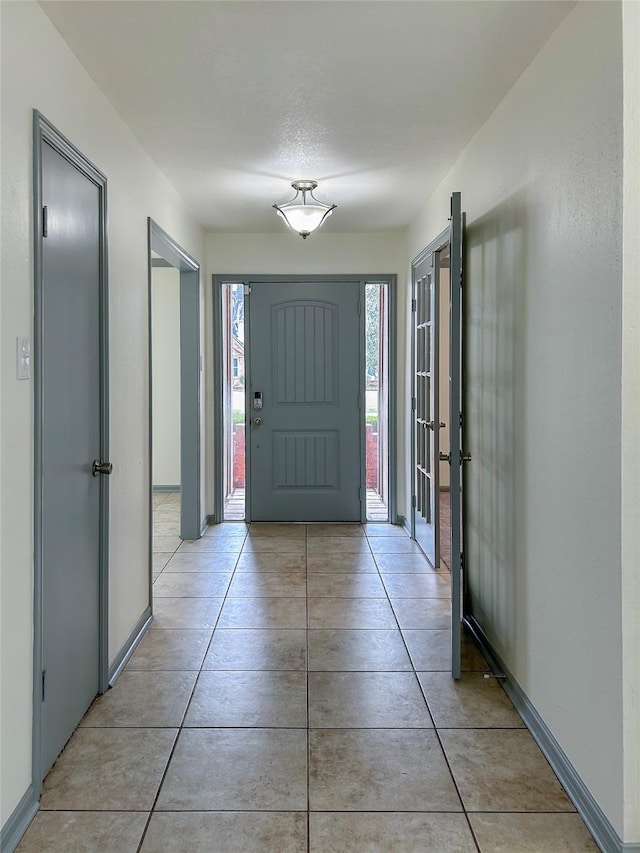 view of tiled entryway