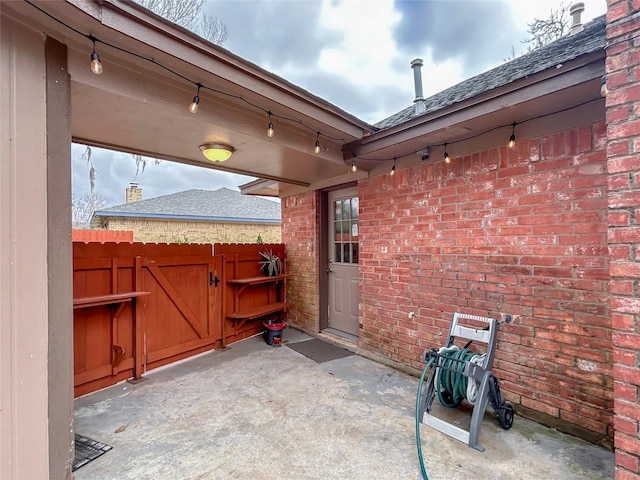 view of patio