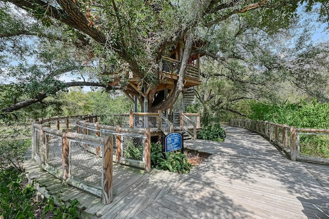 view of deck