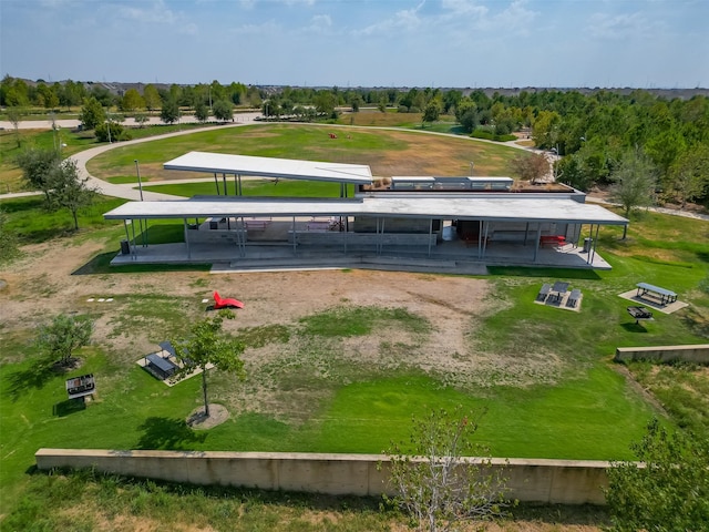 drone / aerial view