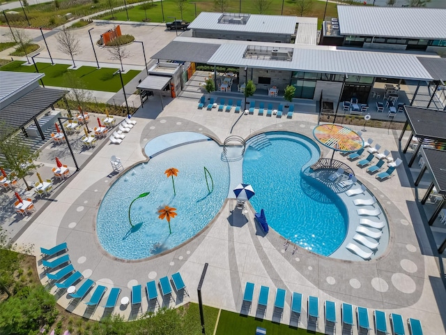view of community pool