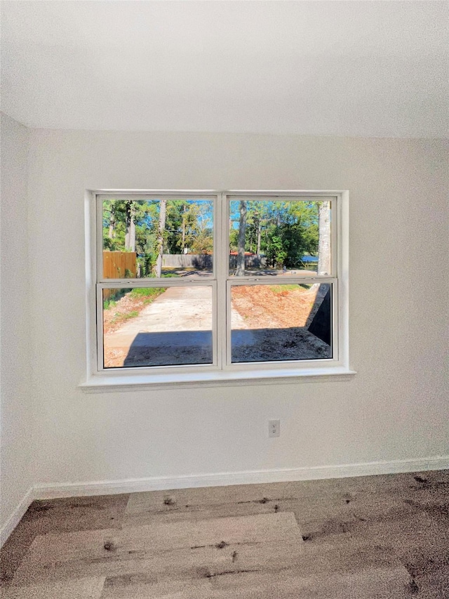 spare room featuring a wealth of natural light