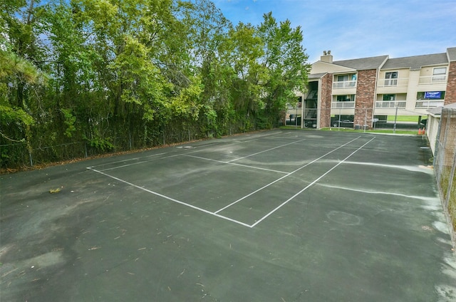 view of sport court