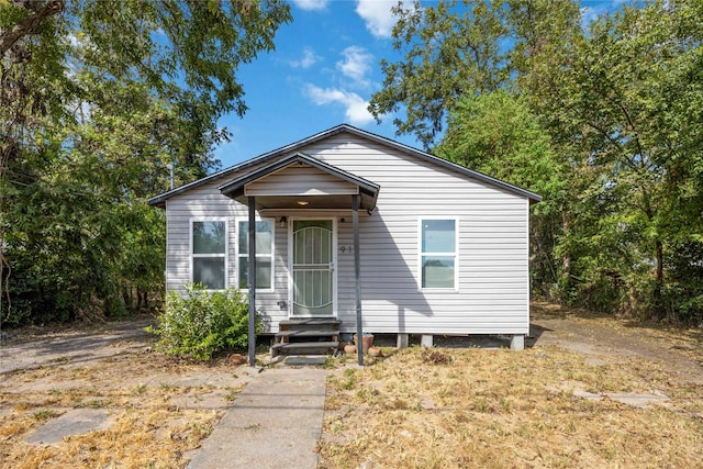 view of bungalow