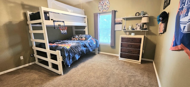 bedroom featuring carpet floors