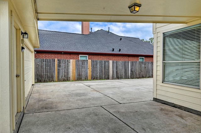 12726 Silverglen Estates Dr, Houston, TX 77014 - view of patio / terrace with fence