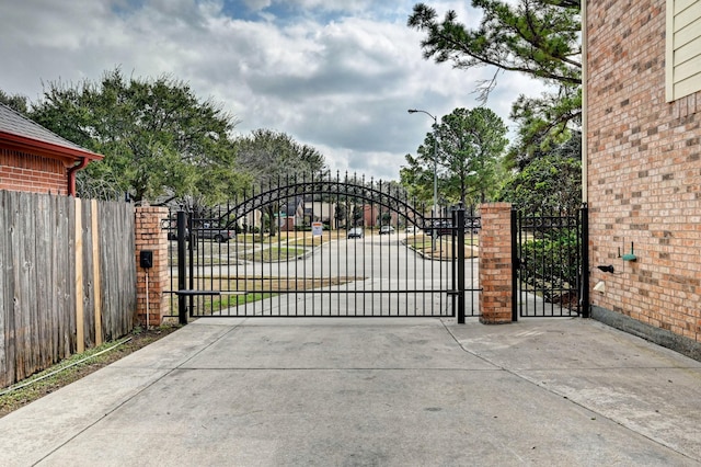 view of gate