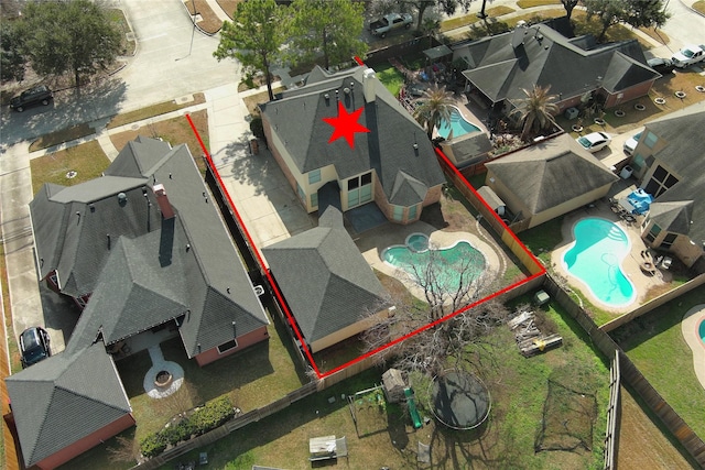 12726 Silverglen Estates Dr, Houston, TX 77014 - bird's eye view