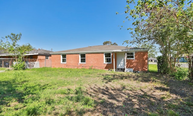 view of back of property