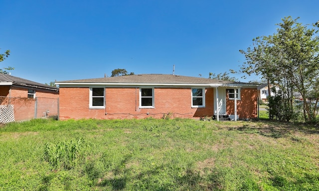 view of back of property