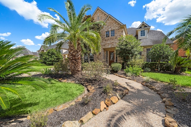 view of front of house featuring a front yard