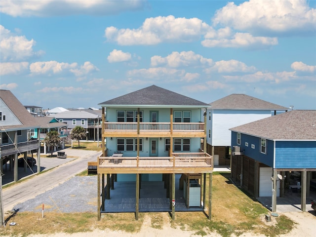 view of back of property