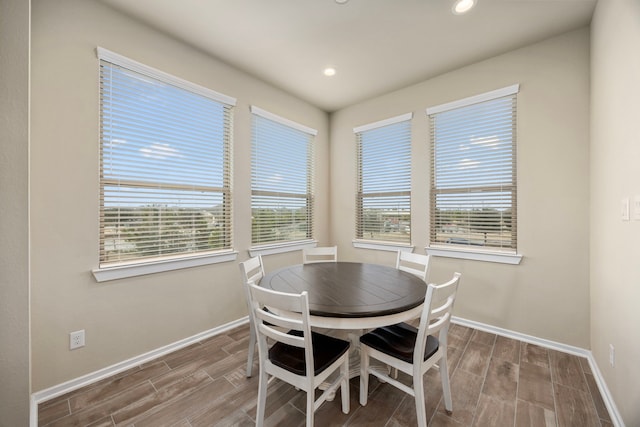 view of dining room