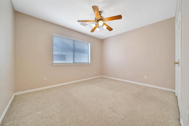 3011 Candle Bend Dr, Spring, TX 77388 - spare room with ceiling fan and carpet flooring