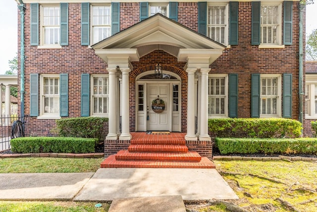 view of entrance to property