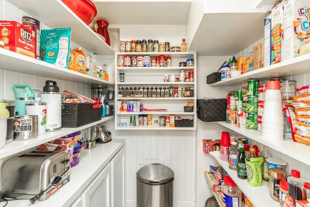 view of pantry