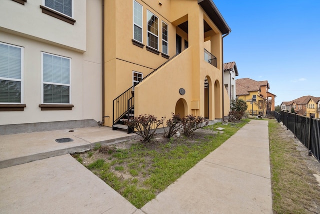 exterior space with a patio area