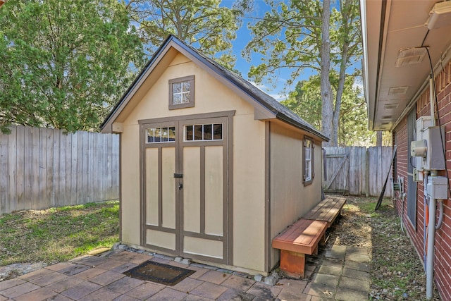 view of outbuilding