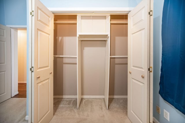 view of closet