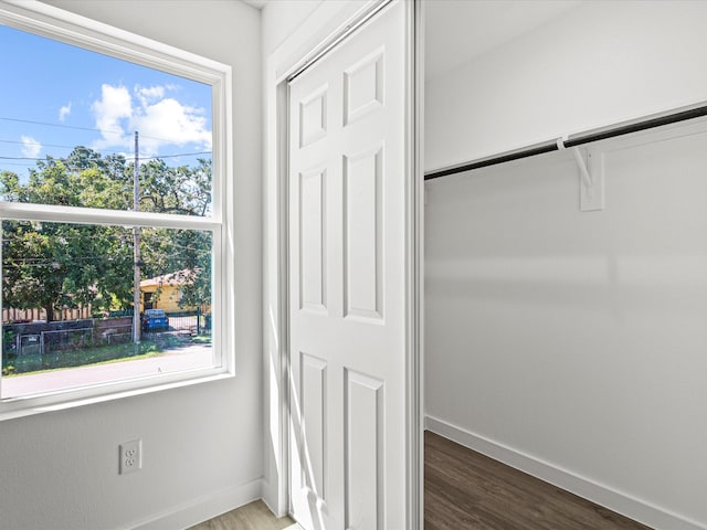 view of closet