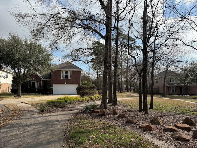 view of home's exterior with a garage