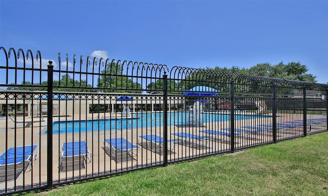 view of pool