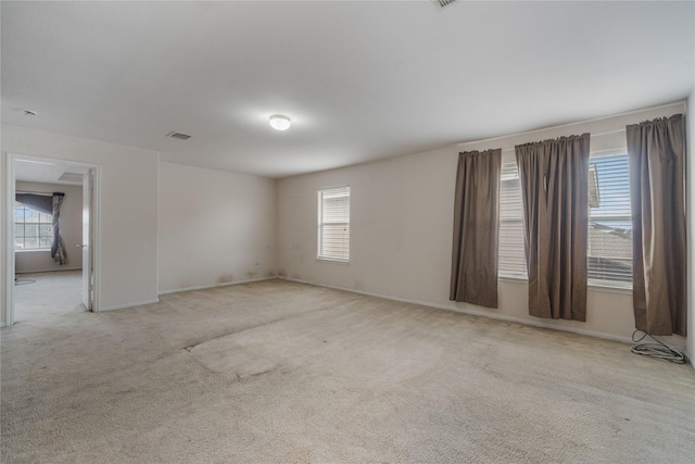 empty room with light carpet