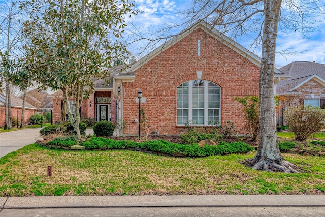 view of property with a front yard