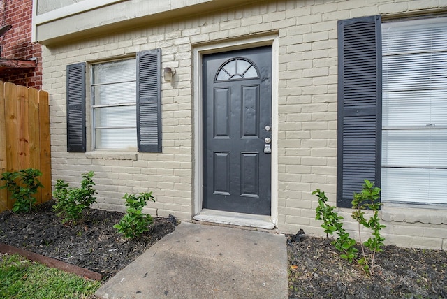 view of entrance to property