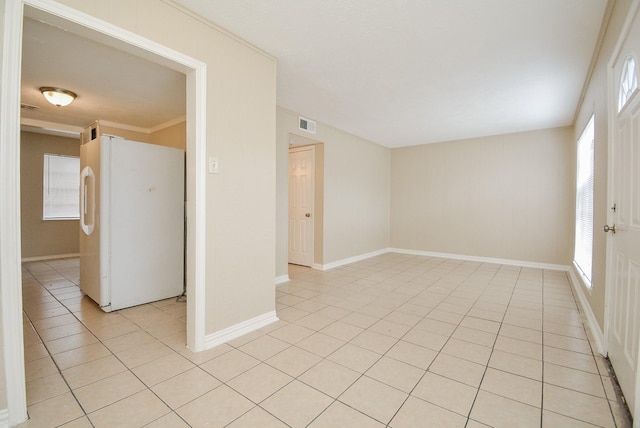 view of tiled empty room