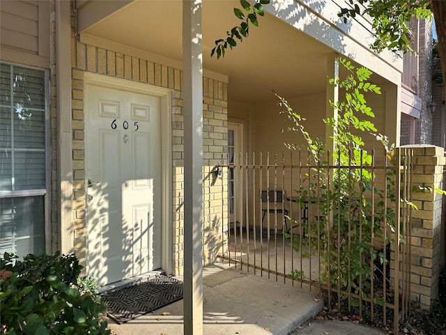 view of entrance to property