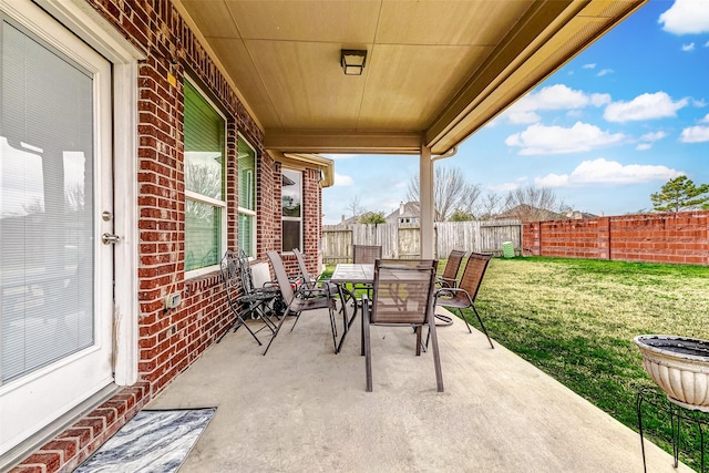 view of patio