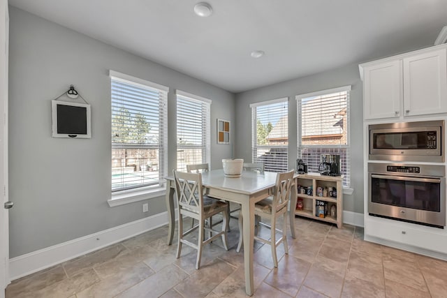 view of dining room