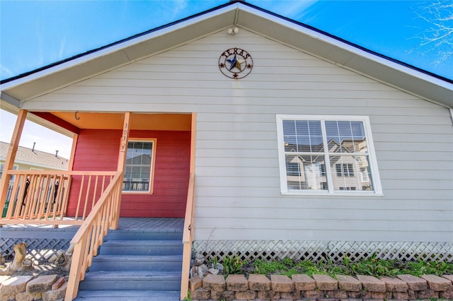 view of front of property