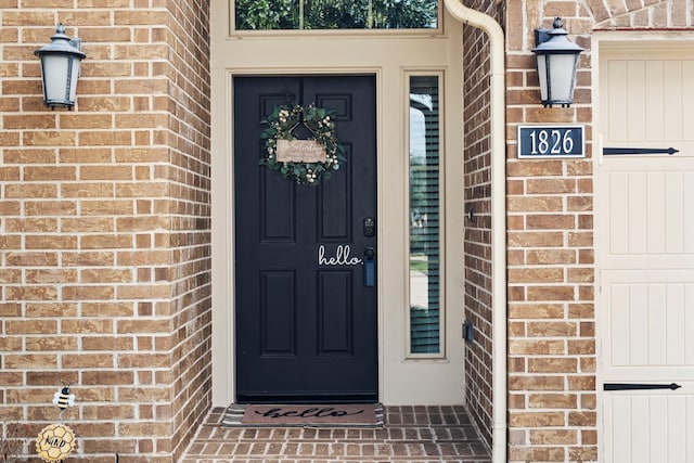 view of entrance to property